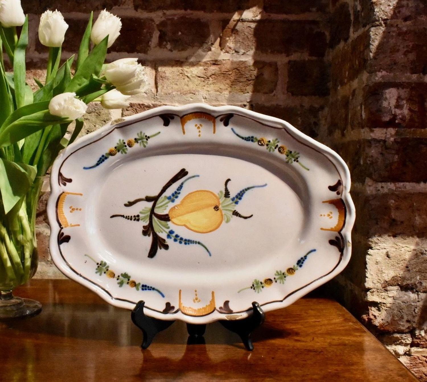 18th c. French Faience Serving Dish