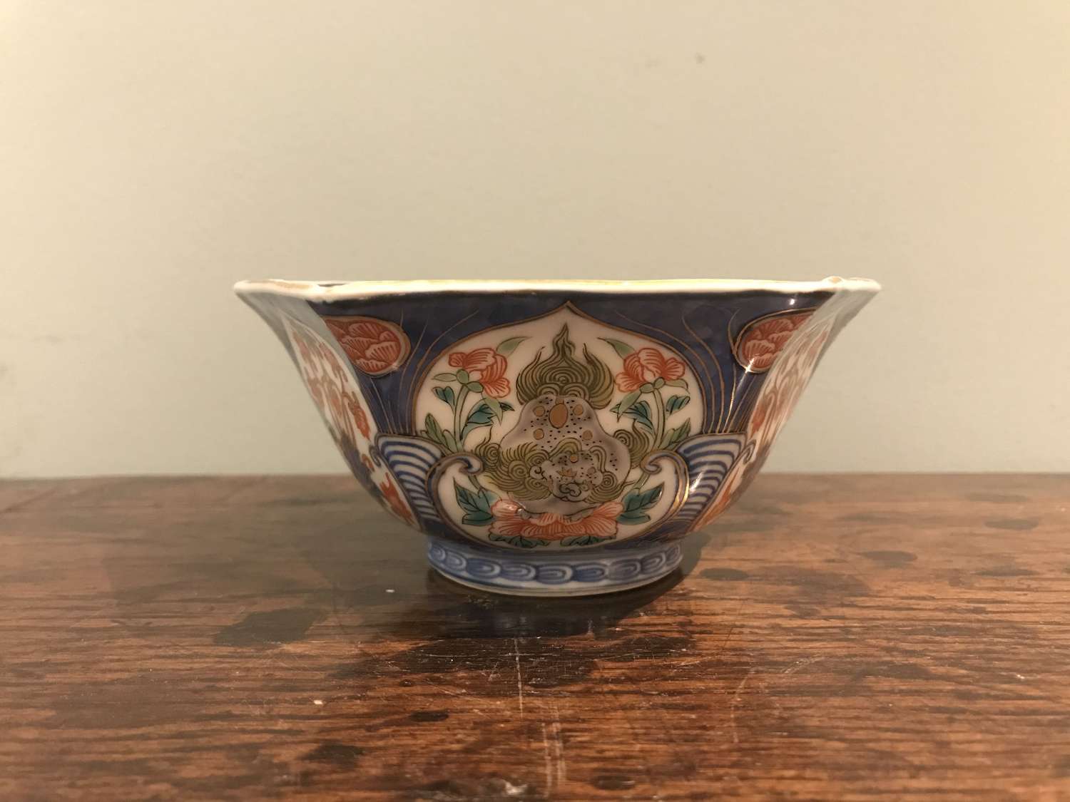 18th c. Japanese hexagonal bowl