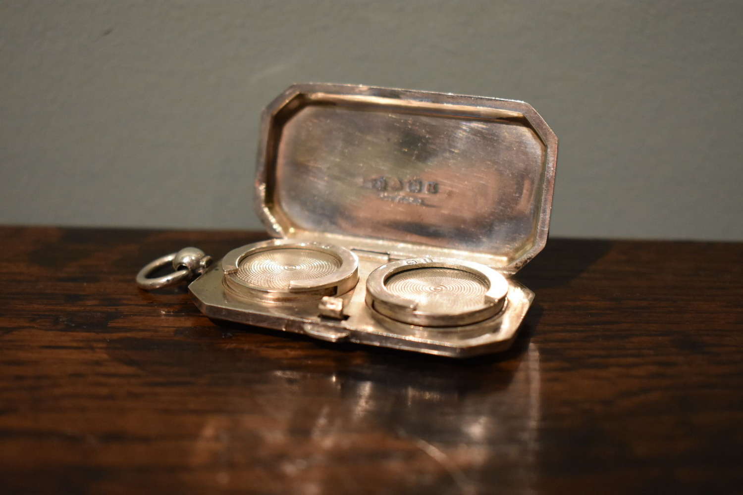 Edwardian Sovereign Case in Silver