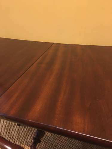 19th c. mahogany coaching table