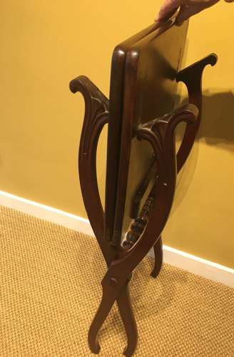 19th c. mahogany coaching table