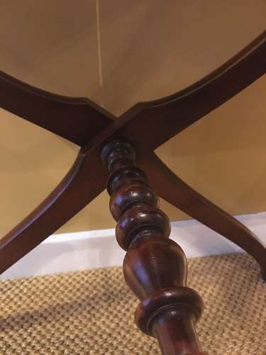 19th c. mahogany coaching table