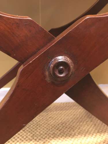 19th c. mahogany coaching table